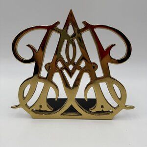 Virginia Metalcrafters Brass Williamsburg Queen Anne Bookend